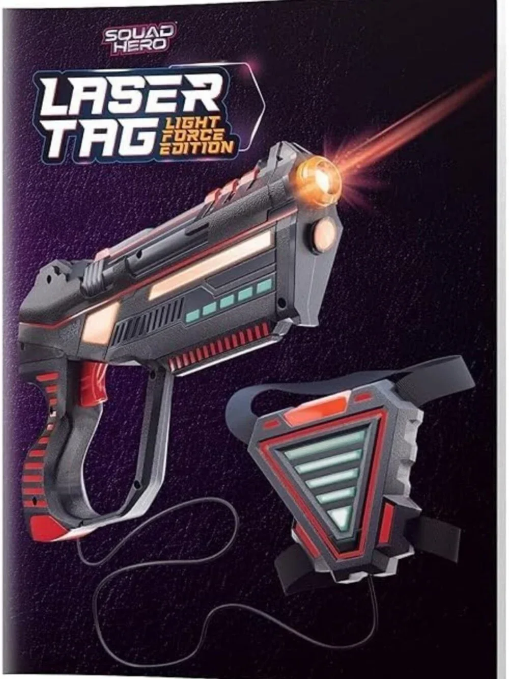 Rechargeable Laser Tag Set for Kids & Teens - Blasters, Vests, Outdoor Fun, Age